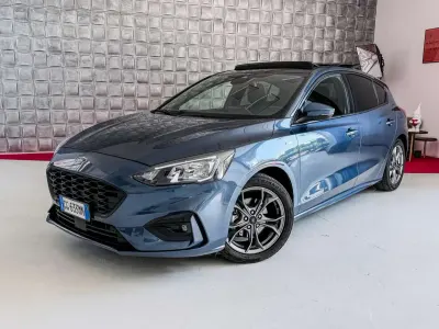 Usata Ford Focus ST-Line 125 CV (91 kW) 2021 Blu/azzurro