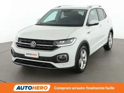 Usata VW T-Cross R-line 110 CV (80 kW) 2021 Bianco SUV