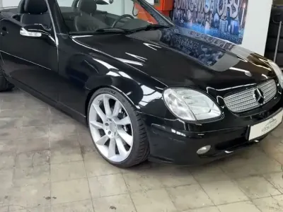 Usata Mercedes SLK230 226 CV (166 kW) 2003 Nero Cabrio