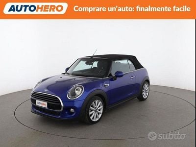 Usata Mini Cooper D Cabriolet 116 CV (85 kW) 2019 Blu Cabrio