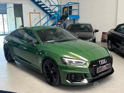 Usata Audi RS5 Sportback Exclusive 450 CV (330 kW) 2019 Verde Berlina