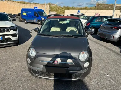 Usata Fiat 500C Lounge 69 CV (50 kW) 2015 Grigio Cabrio
