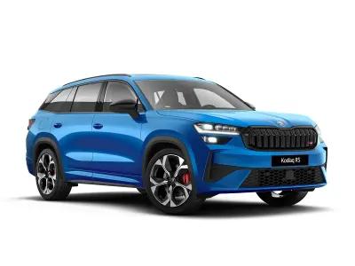 Nuova Skoda Kodiaq RS 265 CV (194 kW) 2026 Blu race metallizzato SUV