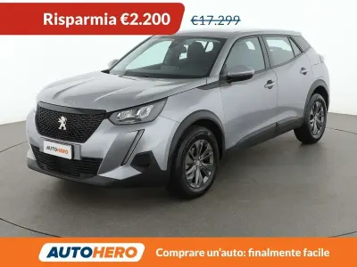 Usata Peugeot 2008 Active 131 CV (96 kW) 2021 Argento SUV