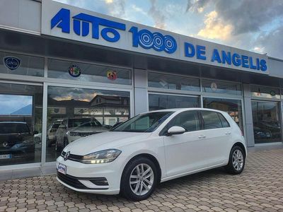 Usata VW Golf VII 89 CV (65 kW) 2018 Bianco Berlina