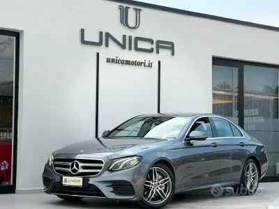 Usata Mercedes E220 AMG Line Premium Plus 194 CV (142 kW) 2018 Grigio Berlina