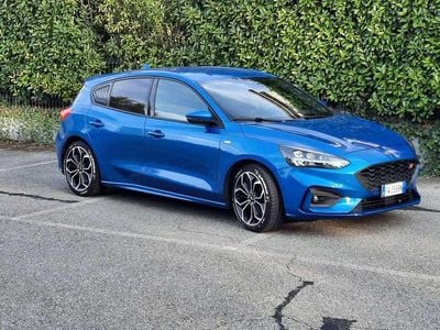 Usata Ford Focus ST-Line X 120 CV (88 kW) 2019 Blu/azzurro Berlina