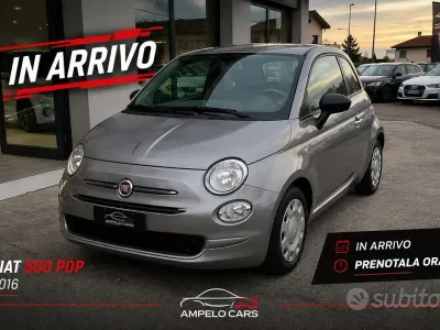 Usata Fiat 500 Pop 69 CV (50 kW) 2016 Grigio Berlina