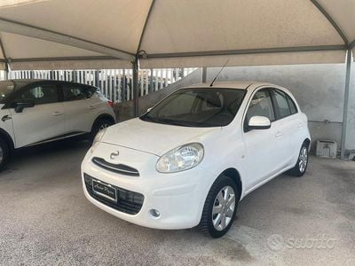 Usata Nissan Micra Tekna 80 CV (58 kW) 2013 Bianco Utilitaria