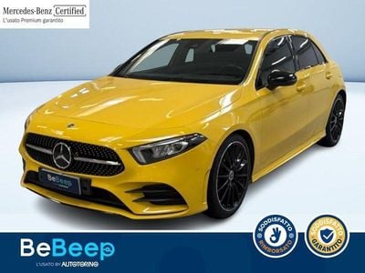 Usata Mercedes A180 Premium 116 CV (85 kW) 2022 Giallo Berlina