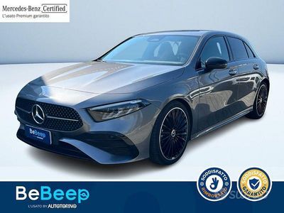 Usata Mercedes A180 Advanced Plus 116 CV (85 kW) 2024 Grigio metallizzato Berlina