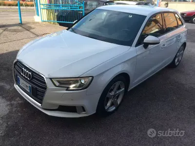 Usata Audi A3 Sport 110 CV (80 kW) 2017 Bianco Berlina