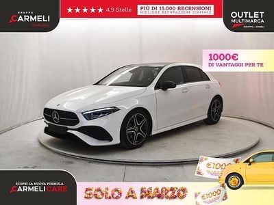 Usata Mercedes A180 AMG line 136 CV (100 kW) 2025 Bianco Berlina