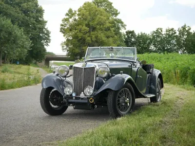 Usata MG TD 54 CV (39 kW) 1953 Grigio Cabrio