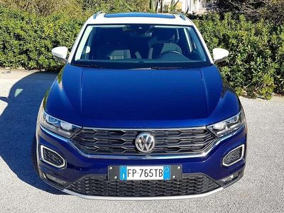 Usata VW T-Roc Advance 116 CV (85 kW) 2018 Blu/azzurro SUV