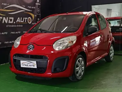 Usata Citroën C1 Attraction 68 CV (50 kW) 2013 Rosso Utilitaria