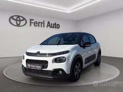 Usata Citroën C3 Shine 75 CV (55 kW) 2018 Bianco Utilitaria