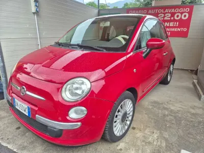 Begagnad Fiat 500 Lounge 69 HK (50 kW) 2008 Röd Sedan