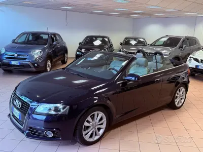 Usata Audi A3 Cabriolet S-Line 140 CV (102 kW) 2012 Blu Cabrio