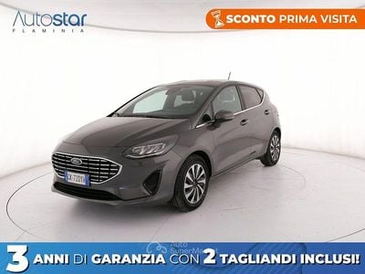 Usata Ford Fiesta Titanium 125 CV (91 kW) 2022 Grigio Utilitaria