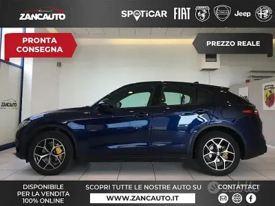 Usata Alfa Romeo Stelvio Super 210 CV (154 kW) 2017 Blu SUV