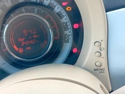 Usata Fiat 500 2009 Bianco Cabrio