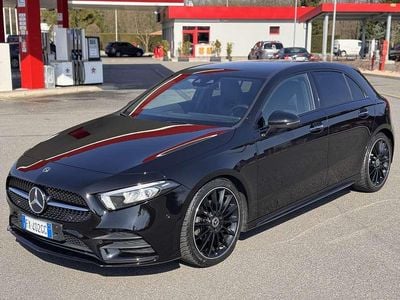 Usata Mercedes A180 Premium 116 CV (85 kW) 2019 Nero Berlina