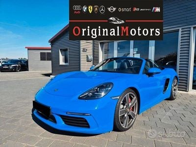 Usata Porsche 718 Boxster 349 CV (256 kW) 2023 Blu Cabrio