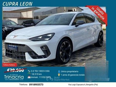 Occasion Cupra Leon 150 ch (110 kW) 2025 Blanc Berline