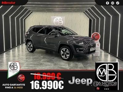 Begagnad Jeep Compass Limited 120 HK (88 kW) 2019 Grå SUV