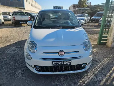 Usata Fiat 500 Lounge 95 CV (69 kW) 2016 Bianco Berlina