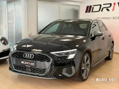 Usata Audi A3 S-Line 150 CV (110 kW) 2021 Nero Berlina