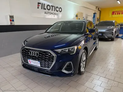 Begagnad Audi Q3 S-Line 150 HK (110 kW) 2023 Blå SUV