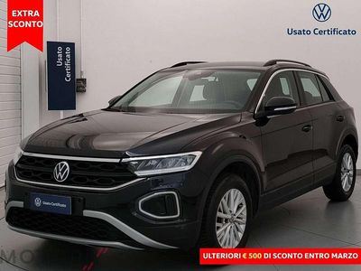Usata VW T-Roc Life 116 CV (85 kW) 2024 Nero SUV