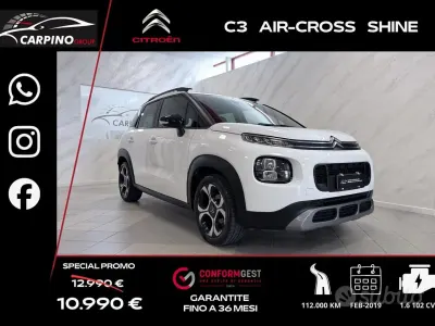 Usata Citroën C3 Aircross Shine 102 CV (75 kW) 2019 Bianco SUV