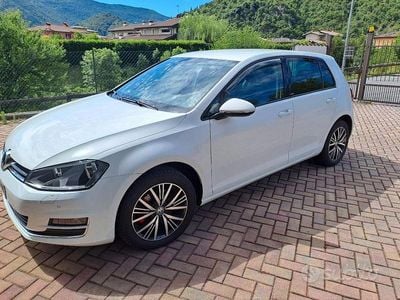 Usata VW Golf VII 110 CV (80 kW) 2016 Bianco Berlina