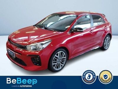 Usata Kia Rio GT-Line 100 CV (73 kW) 2023 Rosso metallizzato Berlina