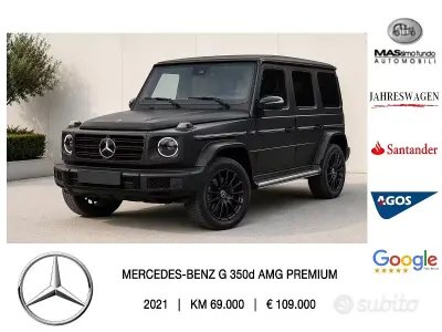 Usata Mercedes G350 Premium 286 CV (210 kW) 2021 Nero SUV
