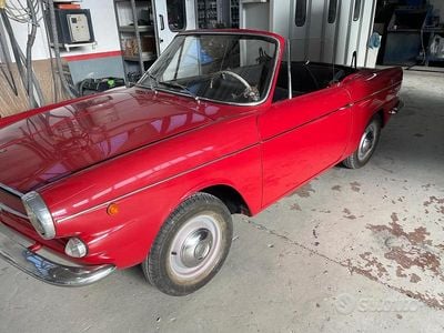 Usata Fiat 750 1960 Rosso Cabrio