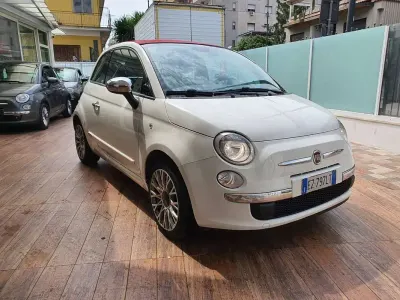 Usata Fiat 500C Lounge 69 CV (50 kW) 2015 Bianco Cabrio