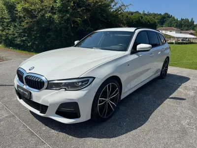 Usata BMW 320e M Sport 190 CV (139 kW) 2021 Bianco Station wagon