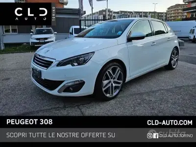 Usata Peugeot 308 116 CV (85 kW) 2014 Bianco Berlina