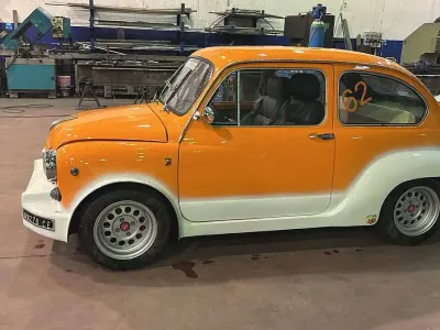 Usata Fiat 600 Abarth 50 CV (36 kW) 1967 Arancione Cabrio
