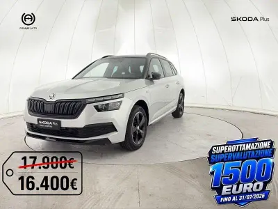 Usata Skoda Kamiq Monte Carlo 110 CV (80 kW) 2022 Argento tetto nero SUV