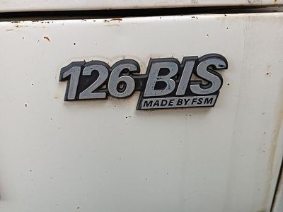 Usata Fiat 126 25 CV (18 kW) 1989 Bianco Utilitaria