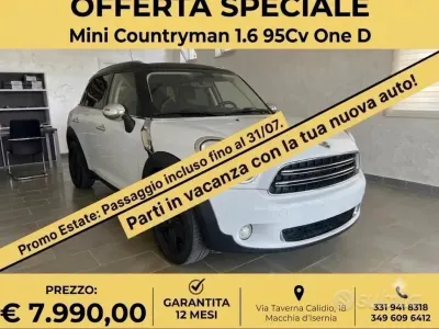 Usata Mini One D Countryman Business 90 CV (66 kW) 2015 Bianco SUV