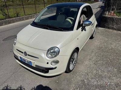 Usata Fiat 500 69 CV (50 kW) 2009 Bianco Cabrio