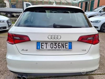 Usata Audi A3 Ambition 150 CV (110 kW) 2013 Bianco Berlina