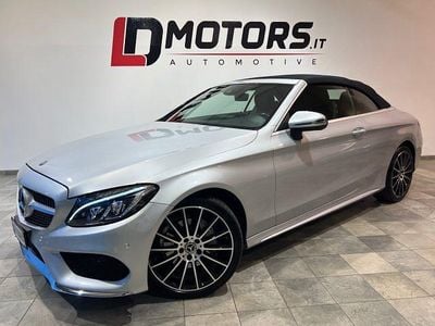 Usata Mercedes C220 Premium Plus 170 CV (125 kW) 2018 Argento Cabrio