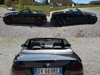 Usata BMW 120 Cabriolet Efficient Dynamics 177 CV (130 kW) 2009 Nero Cabrio